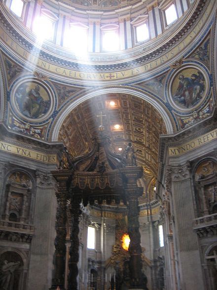 Baldacchino and Dome, St. Peter's Basilica