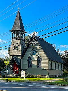 St. Thomas Episcopal Church (Slaterville Springs, New York) Historic church in New York, United States