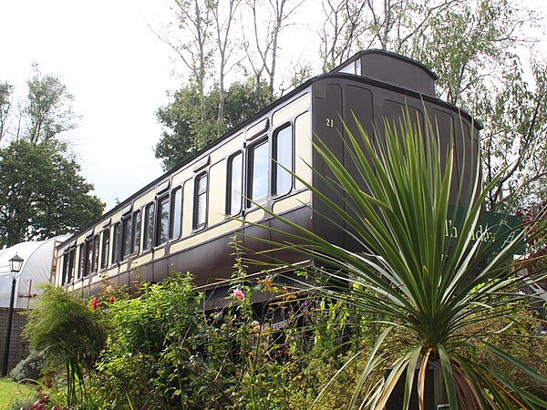 One of the camping coaches