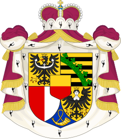 Franz Josef II av Liechtensteins våpenskjold