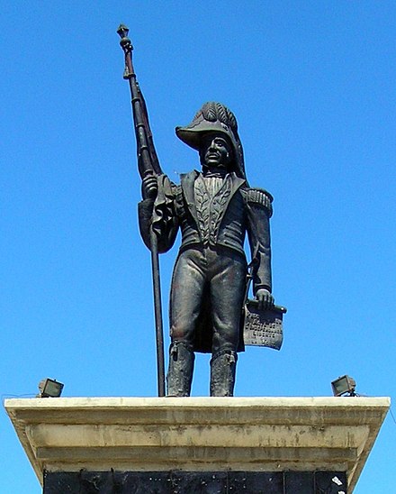 Statue of revolution leader and emperor Jean Jacques Dessalines