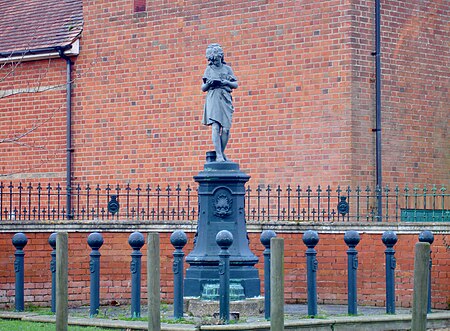 Statue in pirbright village