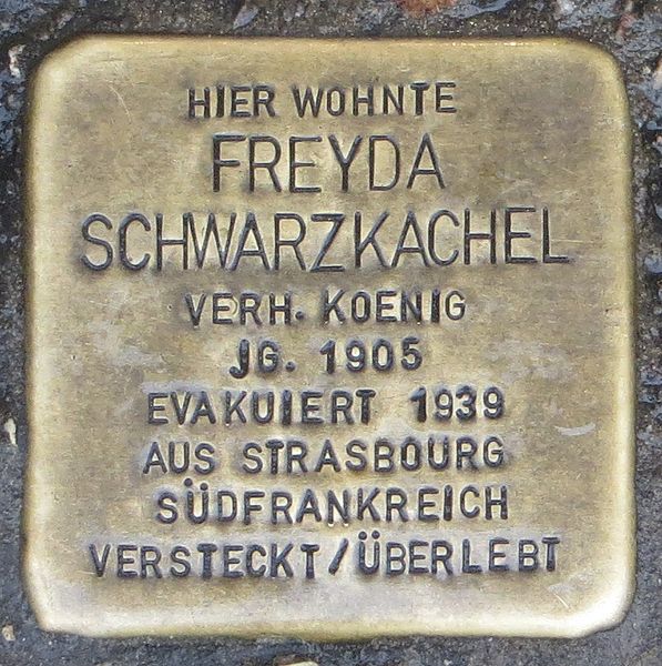 File:Stolperstein Freyda Schwarzkachel Kehl.jpg