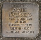 Stolpersteine ​​of Amalie Lowensberg - Mainz - Germany 2017.jpg