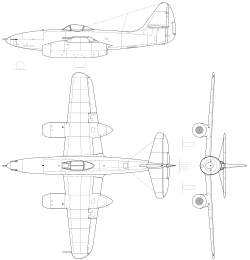 Sukhoi Su-9 (1946) 3-view.svg
