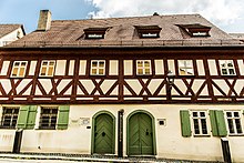 Schnaittach Synagogue, built in 1570. Synagoge Schnaittach1.jpg