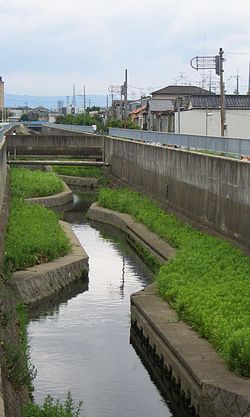 正雀川 2005年8月24日撮影