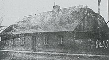 drewniany budynek szkoły (1918)