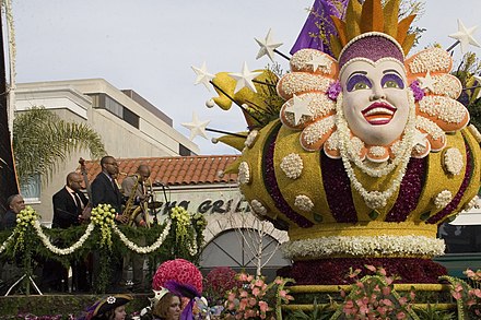 Tournament of Roses parade, New Orleans float