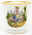 Biedermeier-Tasse um 1840