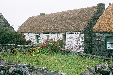 The cottage where Synge lodged on Inis Meáin, now the Teach Synge museum