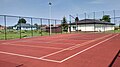 Kort tenisowy we wsi wybudowany ze środków Ministerstwa Sportu RP (2019)
