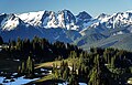 North aspect of Tenpeak viewed from Miners Ridge