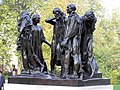 Auguste Rodin, The Burghers of Calais (1884–c. 1889) in Victoria Tower Gardens, London, England.