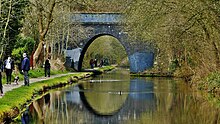 Scenic canal view in Romiley The Canal at Romiley.jpg