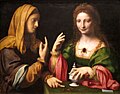 Conversion of the Magdalene or Allegory of Modesty and Vanity by Bernardino Luini, c. 1520
