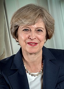 Theresa Mayová v prosinci 2017