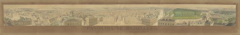 File:Thomas Cranz (1819), Panorama de Bruxelles en 1819 (vue générale de Bruxelles prise du haut de la tour de Saint Jacques-sur-Coudenberg).png