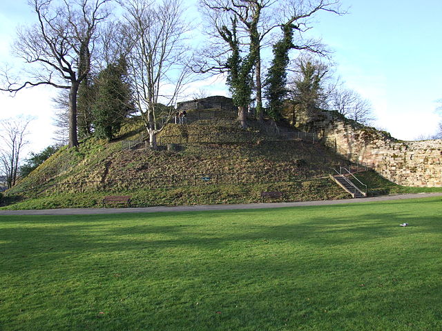 The motte of Tonbridge Castle