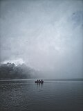 Thumbnail for File:Tourists boat in Mirik Lake.jpg