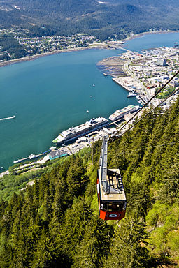 Tram over Juneau