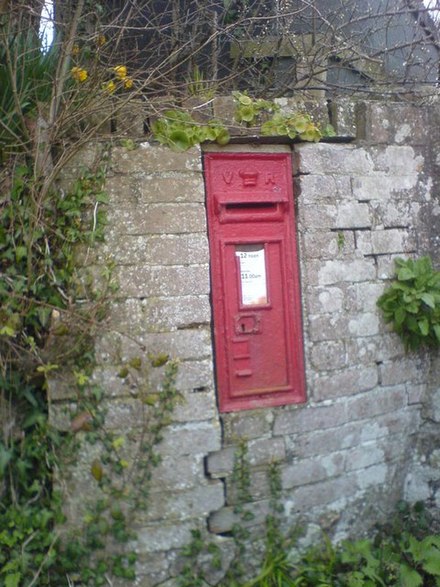 The Trekenning post box Trekenning Post box (TR8 26) - geograph.org.uk - 1229237.jpg