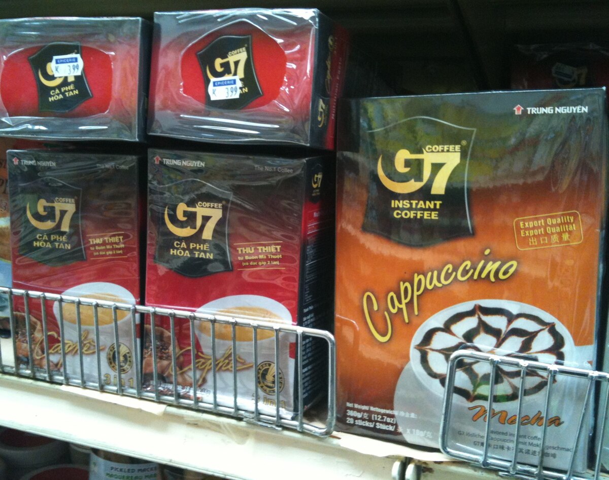 Sản phẩm cà phê G7 được yêu thích nhất