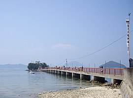 津嶋神社と津島橋