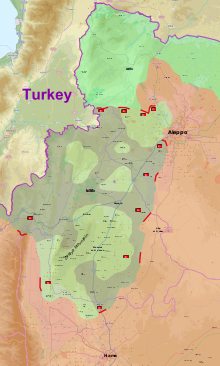 Turkish Observation Points in Idlib.svg