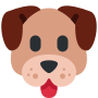 Thumbnail for File:Twemoji12 1f436.svg