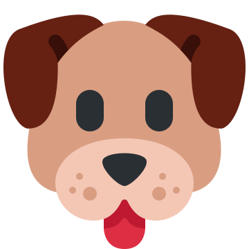 File:Twemoji12 1f436.svg