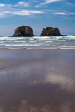 Thumbnail for File:Twin Rocks, Rockaway Beach - DPLA - 6ee855f2dcc6c239aa8bc985d7622008.jpg