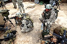 USAF TACP JTACs calling for close air support at Contingency Operating Post Jaghato, Afghanistan, May 1, 2010 USAF TACP in Afghanistan.jpg