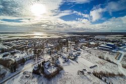 Aerial view of Käina