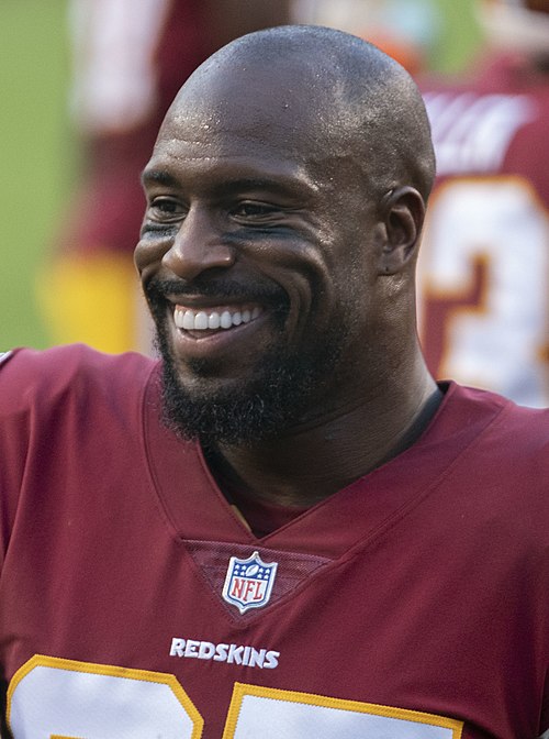 Davis with the Washington Redskins in 2018