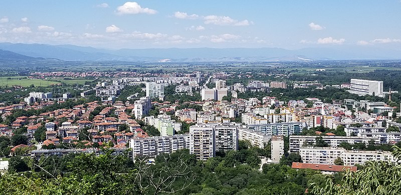 File:View to District West in Plovdiv 1.jpg