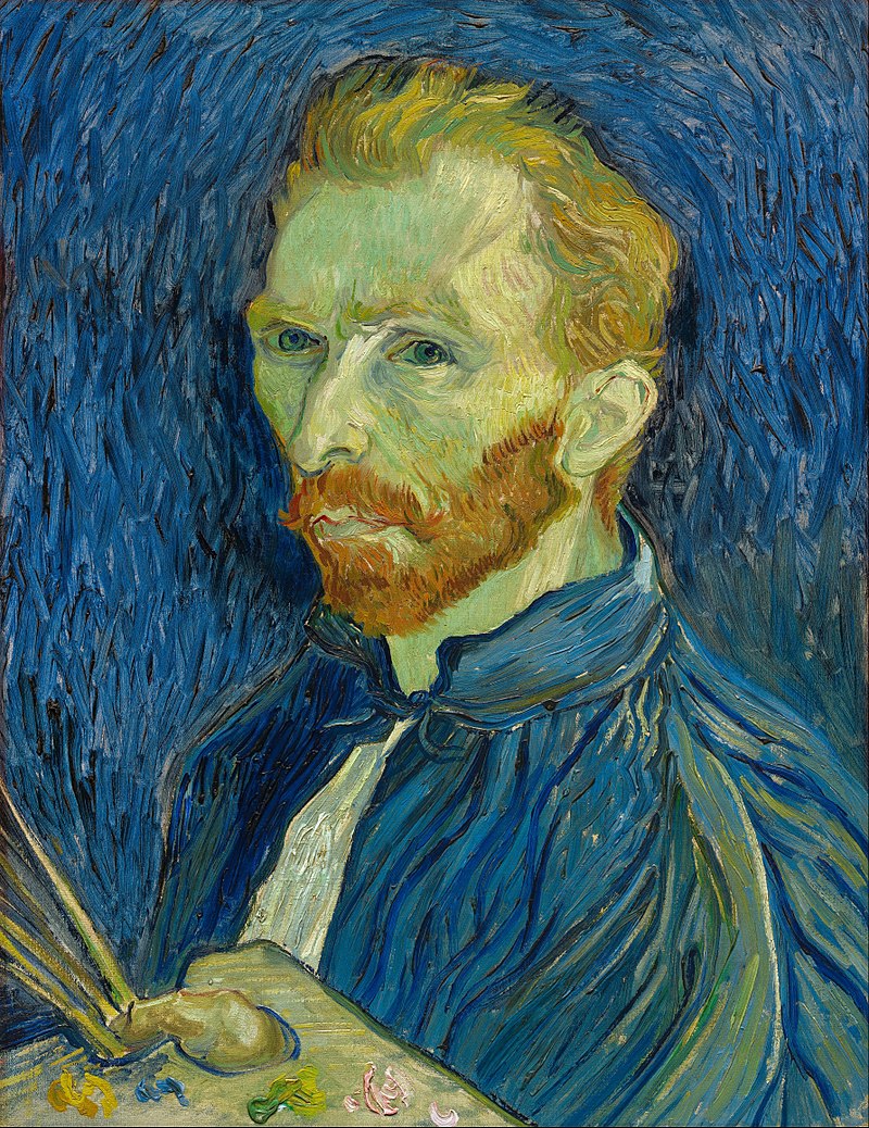 Vincent van Gogh, Self-Portrait, 1889, National Gallery of Art, Washington, DC, USA.