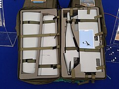 Serbian Vrabac UAV packed