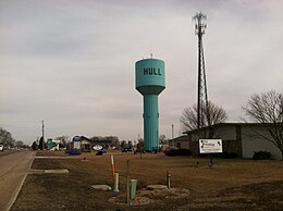 Water Tower of Hull, Iowa.JPG