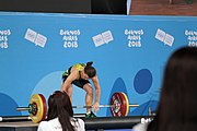 Deutsch: Gewichtheben bei den Olympischen Jugendspielen 2018; Tag 2, 10. Oktober 2018; Jungen 62 kg English: Weightlifting at the 2018 Summer Youth Olympics at 8 October 2018 – Boys' 62 kg