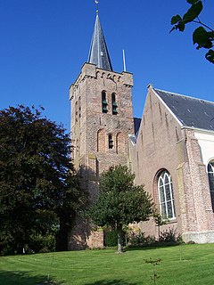 Wemeldinge Village in Zeeland, Netherlands