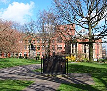 Firth Court, the university's main administrative block, viewed from Weston Park Weston Park, Sheffield 10 (geograph 3922658 by David Hallam Jones).jpg