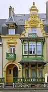 Villa Martin Pêcheur (Wimereux), view from Rue des Anglais (Pas-de-Calais)