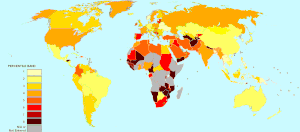 Unemployment by country, 2010 World Unemployment.gif