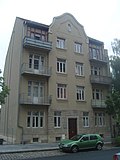 Apartment building in open development