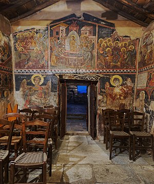 Interior of a 16th century orthodox church