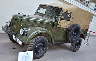 GAZ-69 soviet military off-road vehicle