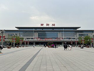 <span class="mw-page-title-main">Nanyang railway station</span> Railway station on Jiaozuo–Liuzhou railway , China