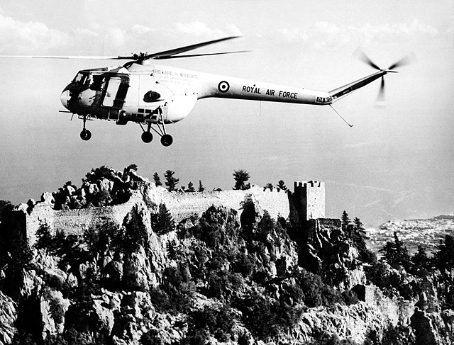 Sycamore of 103 Squadron RAF in Cyprus, 1961