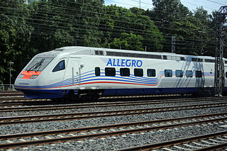 <span class="mw-page-title-main">Allegro (train)</span> High-speed rail service in Finland and Russia